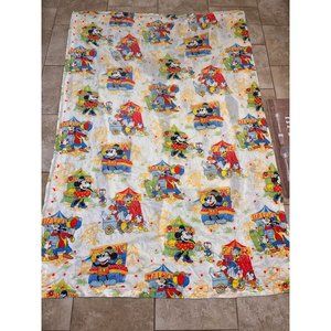 Vintage Walt Disney Mickey Mouse Bed Twin Size Cover Carnival/Fair 88" x 61.5"